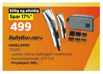 POWER Hårklipper tilbud