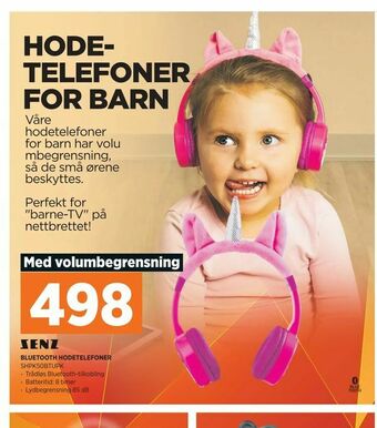 POWER Bluetooth hodetelefoner tilbud