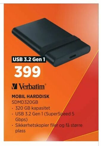 POWER MOBIL HARDDISK tilbud