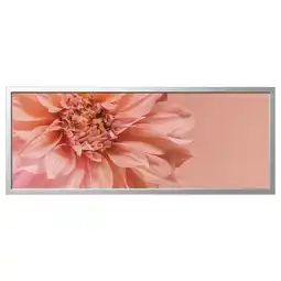 IKEA BjÖrksta Bilde med ramme, blomster - i rosa/aluminiumsfarge, 140x56 cm tilbud