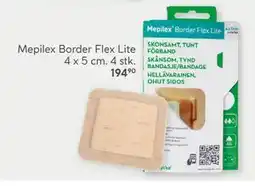 Vitusapotek Mepilex Border Flex Lite 4 x 5 cm. 4 stk tilbud