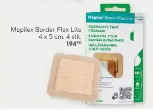 Vitusapotek Mepilex Border Flex Lite 4 x 5 cm. 4 stk tilbud