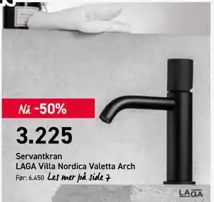 Comfort Servantkran LAGA Villa Nordica Valetta Arch tilbud