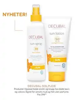 Vitusapotek DECUBAL SOLPLEIE tilbud