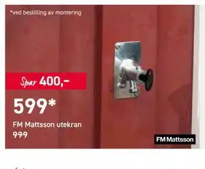 Comfort FM Mattsson utekran tilbud