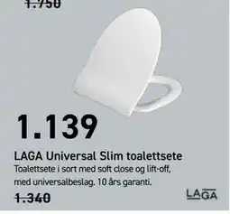 Comfort LAGA Universal Slim toalettsete tilbud