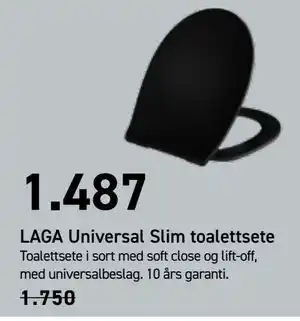 Comfort LAGA Universal Slim toalettsete tilbud