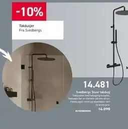 Comfort Takdusjer tilbud