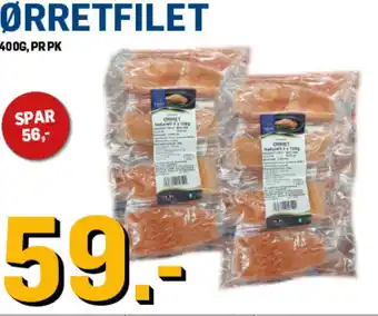 Price Lagerbutikk ØRRETFILET tilbud