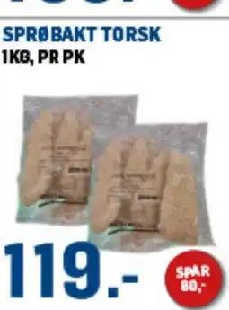 Price Lagerbutikk SPRØBAKT TORSK tilbud