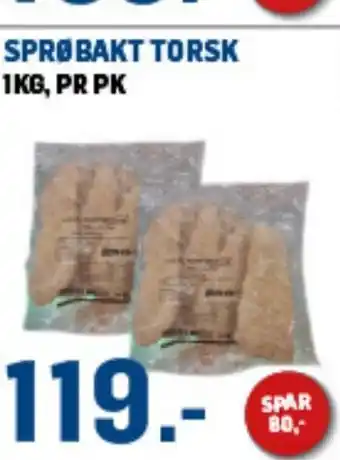 Price Lagerbutikk SPRØBAKT TORSK tilbud