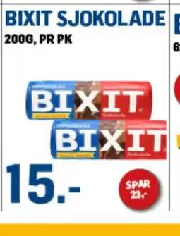 Price Lagerbutikk BIXIT SJOKOLADE BOBLE 6-PK tilbud