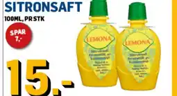Price Lagerbutikk SITRONSAFT tilbud