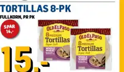 Price Lagerbutikk TORTILLAS 8-PK tilbud