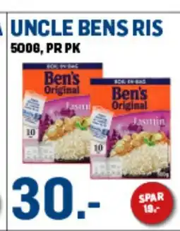 Price Lagerbutikk UNCLE BENS RIS tilbud