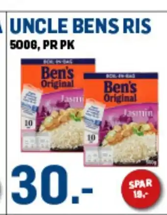Price Lagerbutikk UNCLE BENS RIS tilbud
