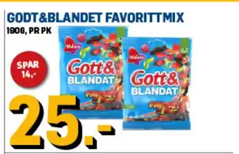 Price Lagerbutikk GODT&BLANDET FAVORITTMIX tilbud