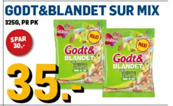 Price Lagerbutikk GODT&BLANDET SUR MIX tilbud