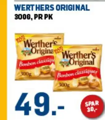 Price Lagerbutikk WERTHERS ORIGINAL tilbud