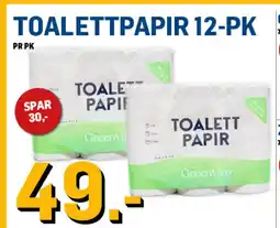 Price Lagerbutikk TOALETTPAPIR 12-PK tilbud