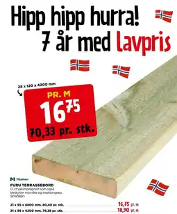 jem & fix FURU TERRASSEBORD tilbud