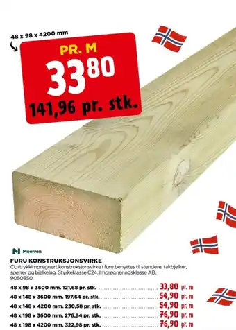 jem & fix FURU KONSTRUKSJONSVIRKE tilbud