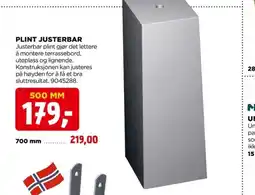 jem & fix PLINT JUSTERBAR tilbud