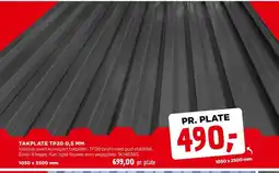 jem & fix TAKPLATE TP20 0,5 MM tilbud