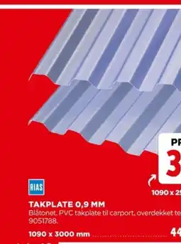 jem & fix Ta TAKPLATE 0,9 MM tilbud