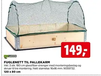 jem & fix FUGLENETT TIL PALLEKARM tilbud
