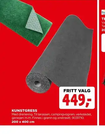 jem & fix KUNSTGRESS tilbud