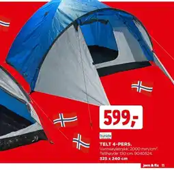 jem & fix TELT 4-PERS. tilbud