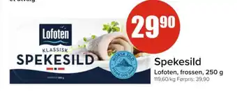 Spar LOFOTEN Spekesild tilbud