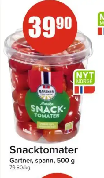 Spar GARTNER Snacktomater tilbud