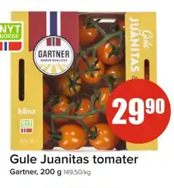 Spar GARTNER Gule Juanitas tomater tilbud