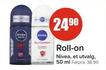 Spar NIVEA Roll-on tilbud