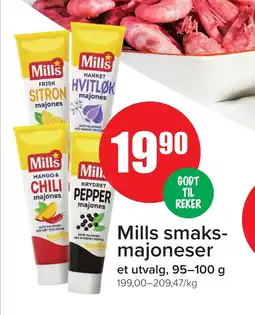 MaxiMat Svinesund MILLS smaks- majoneser tilbud