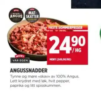 Meny MENY Angussnadder tilbud