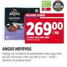 Meny MENY Angus høyrygg tilbud