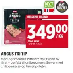 Meny MENY Angus tri tip tilbud