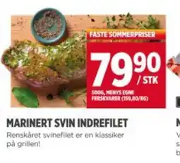 Meny MENY Marinert svin indrefilet tilbud