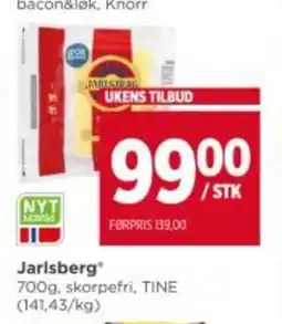 Meny TINE Jarlsberg tilbud