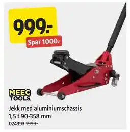 Jula Jekk med aluminiumschassis 1,5 t 90-358 mm tilbud