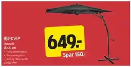 Jula Parasoll Ø300 cm tilbud