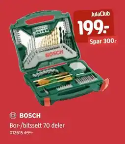 Jula Bor-/bitssett 70 deler tilbud