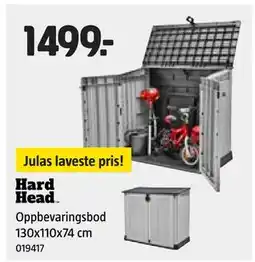 Jula Oppbevaringsbod 130x110x74 cm tilbud