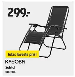 Jula Solstol tilbud