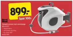 Jula Slangetrommel med vannslange 30 m 1/2” tilbud