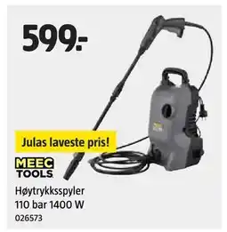 Jula Høytrykksspyler 110 bar 1400 W tilbud