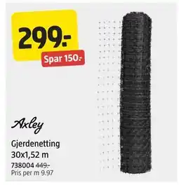 Jula Gjerdenetting 30x1,52 m tilbud